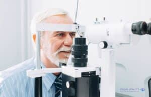 בדיקת ראייה אחרי הרחבת אישונים למציאת דרוזן בעין